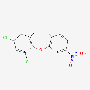 molecular formula C14H7Cl2NO3 B3746031 2,4-dichloro-7-nitrodibenzo[b,f]oxepine 