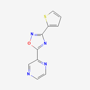 molecular formula C10H6N4OS B3746139 2-[3-(2-thienyl)-1,2,4-oxadiazol-5-yl]pyrazine 