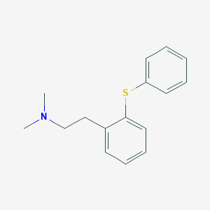 molecular formula C16H19NS B374618 N,N-dimethyl-2-[2-(phenylsulfanyl)phenyl]ethanamine 