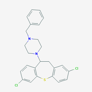 1-Benzyl-4-(3,9-dichloro-5,6-dihydrobenzo[b][1]benzothiepin-6-yl)piperazine