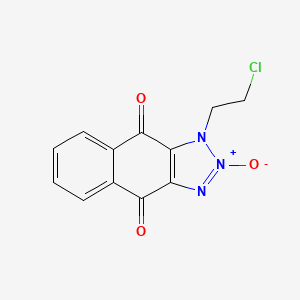 molecular formula C12H8ClN3O3 B3746258 1-(2-chloroethyl)-1H-naphtho[2,3-d][1,2,3]triazole-4,9-dione 2-oxide 