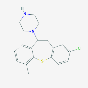 1-(3-Chloro-10-methyl-5,6-dihydrobenzo[b][1]benzothiepin-6-yl)piperazine