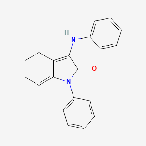 3-anilino-1-phenyl-1,4,5,6-tetrahydro-2H-indol-2-one