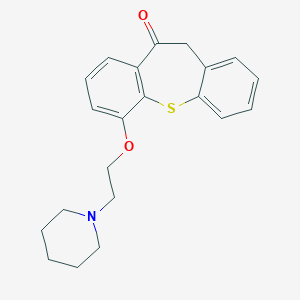 1-(2-piperidin-1-ylethoxy)-6H-benzo[b][1]benzothiepin-5-one