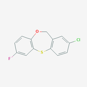 2-chloro-7-fluoro-11H-dibenzo[b,e][1,4]oxathiepine