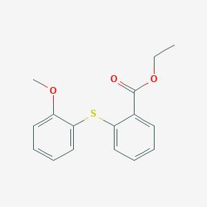 Ethyl 2-[(2-methoxyphenyl)sulfanyl]benzoate