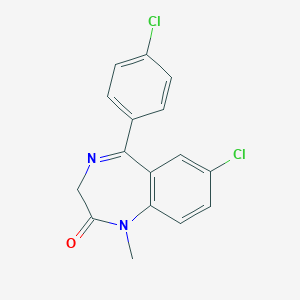 molecular formula C16H12Cl2N2O B374661 4'-氯地西泮 CAS No. 14439-61-3
