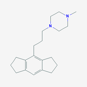 molecular formula C20H30N2 B374665 1-[3-(1,2,3,5,6,7-hexahydro-s-indacen-4-yl)propyl]-4-methylpiperazine 
