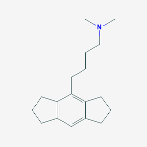 molecular formula C18H27N B374670 4-(1,2,3,5,6,7-hexahydro-s-indacen-4-yl)-N,N-dimethyl-1-butanamine 