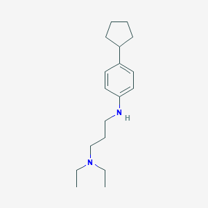 molecular formula C18H30N2 B374675 N~1~-(4-cyclopentylphenyl)-N~3~,N~3~-diethyl-1,3-propanediamine 