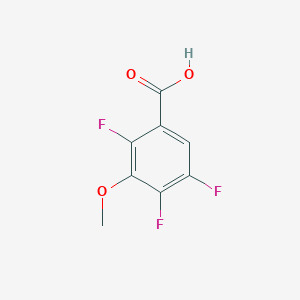 molecular formula C8H5F3O3 B037468 2,4,5-三氟-3-甲氧基苯甲酸 CAS No. 112811-65-1