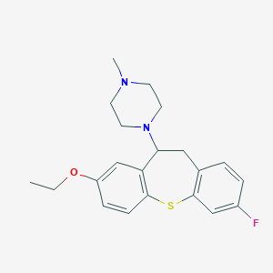1-(8-Ethoxy-3-fluoro-10,11-dihydrodibenzo[b,f]thiepin-10-yl)-4-methylpiperazine