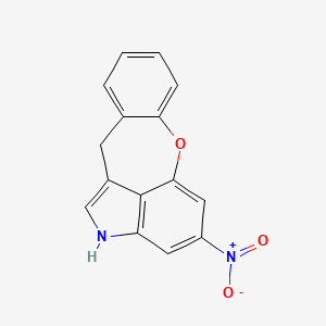 molecular formula C15H10N2O3 B3746895 4-nitro-2,11-dihydro[1]benzoxepino[4,3,2-cd]indole 