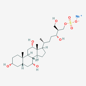 molecular formula C27H47O9S.Na B037470 Sodium scymnol sulfate CAS No. 119068-78-9