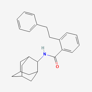 molecular formula C25H29NO B3747018 N-2-adamantyl-2-(2-phenylethyl)benzamide 
