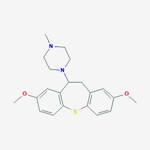 1-(3,8-Dimethoxy-5,6-dihydrobenzo[b][1]benzothiepin-5-yl)-4-methylpiperazine
