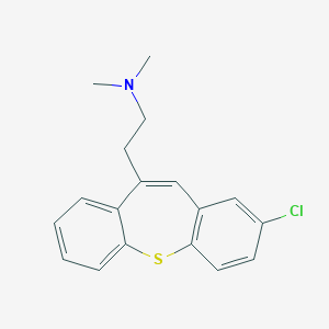 molecular formula C18H18ClNS B374790 2-(2-chlorodibenzo[b,f]thiepin-10-yl)-N,N-dimethylethanamine 