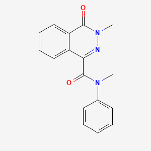 molecular formula C17H15N3O2 B3748033 N,3-dimethyl-4-oxo-N-phenyl-3,4-dihydrophthalazine-1-carboxamide 