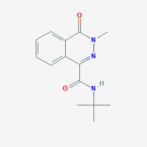 molecular formula C14H17N3O2 B3748036 N-(tert-butyl)-3-methyl-4-oxo-3,4-dihydrophthalazine-1-carboxamide 