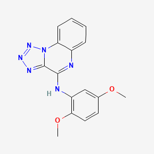 molecular formula C16H14N6O2 B3748055 N-(2,5-dimethoxyphenyl)tetrazolo[1,5-a]quinoxalin-4-amine 