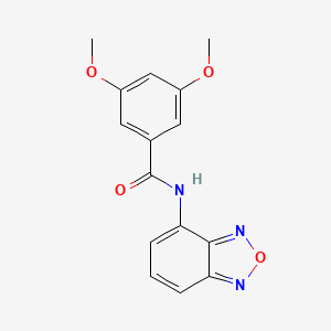 molecular formula C15H13N3O4 B3748135 N-2,1,3-benzoxadiazol-4-yl-3,5-dimethoxybenzamide 