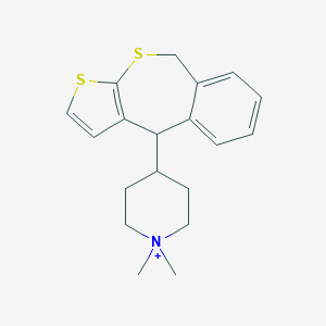 molecular formula C19H24NS2+ B374823 4-(4,9-Dihydrothieno[2,3-c][2]benzothiepin-4-yl)-1,1-dimethylpiperidinium 