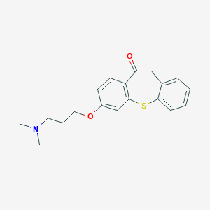 molecular formula C19H21NO2S B374826 2-[3-(dimethylamino)propoxy]-6H-benzo[b][1]benzothiepin-5-one 