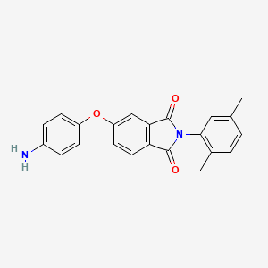 molecular formula C22H18N2O3 B3748340 5-(4-aminophenoxy)-2-(2,5-dimethylphenyl)-1H-isoindole-1,3(2H)-dione 