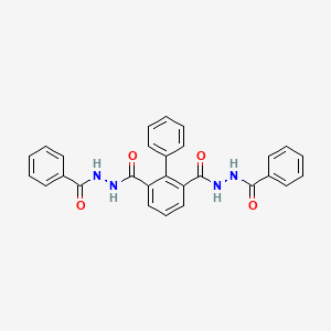 molecular formula C28H22N4O4 B3748344 N'~2~,N'~6~-dibenzoyl-2,6-biphenyldicarbohydrazide 