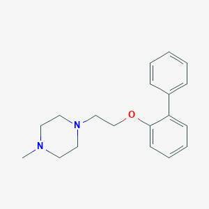 molecular formula C19H24N2O B374840 1-[2-([1,1'-Biphenyl]-2-yloxy)ethyl]-4-methylpiperazine 