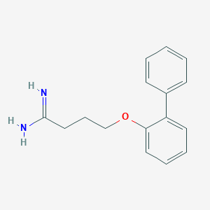 molecular formula C16H18N2O B374844 4-([1,1'-Biphenyl]-2-yloxy)butanimidamide 