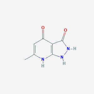 molecular formula C7H7N3O2 B037485 4-Hydroxy-6-methyl-1H-pyrazolo[3,4-b]pyridin-3(2H)-one CAS No. 116081-20-0