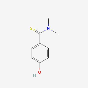 molecular formula C9H11NOS B3748518 4-hydroxy-N,N-dimethylbenzenecarbothioamide 