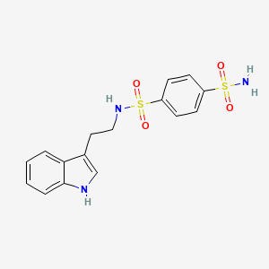 N-[2-(1H-indol-3-yl)ethyl]-1,4-benzenedisulfonamide