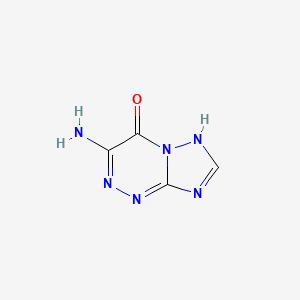 molecular formula C4H4N6O B3748628 3-amino[1,2,4]triazolo[5,1-c][1,2,4]triazin-4(1H)-one 