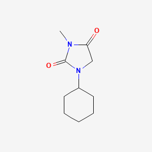 molecular formula C10H16N2O2 B3748683 1-cyclohexyl-3-methylimidazolidine-2,4-dione 