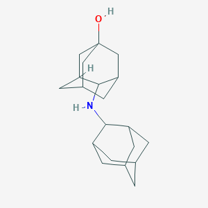 molecular formula C20H31NO B3748765 4-(2-adamantylamino)-1-adamantanol 