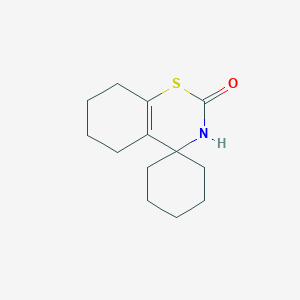 molecular formula C13H19NOS B3748776 5,6,7,8-tetrahydrospiro[1,3-benzothiazine-4,1'-cyclohexan]-2(3H)-one 