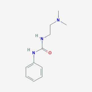 molecular formula C11H17N3O B3748783 N-[2-(dimethylamino)ethyl]-N'-phenylurea CAS No. 14569-77-8