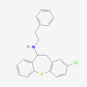 3-chloro-N-(2-phenylethyl)-5,6-dihydrobenzo[b][1]benzothiepin-6-amine