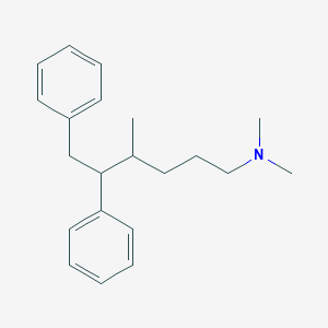 molecular formula C21H29N B374881 N,N,4-Trimethyl-5,6-diphenyl-1-hexanamine 