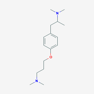 molecular formula C16H28N2O B374883 N-(2-{4-[3-(dimethylamino)propoxy]phenyl}-1-methylethyl)-N,N-dimethylamine 