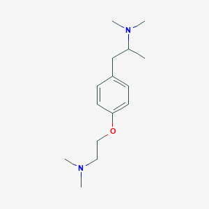 molecular formula C15H26N2O B374886 N-(2-{4-[2-(dimethylamino)ethoxy]phenyl}-1-methylethyl)-N,N-dimethylamine 