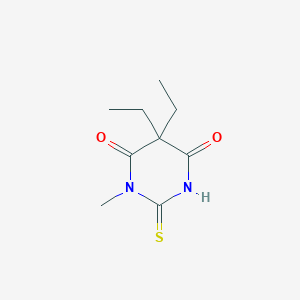 molecular formula C9H14N2O2S B3748886 5,5-diethyl-1-methyl-2-thioxodihydro-4,6(1H,5H)-pyrimidinedione CAS No. 3362-19-4