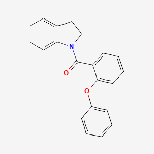 molecular formula C21H17NO2 B3748892 1-(2-phenoxybenzoyl)indoline 