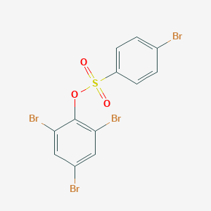 molecular formula C12H6Br4O3S B374893 2,4,6-Tribromophenyl 4-bromobenzenesulfonate 