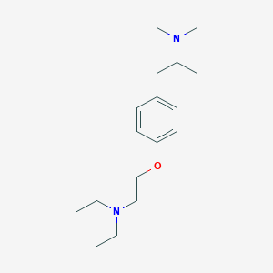 molecular formula C17H30N2O B374895 N-(2-{4-[2-(diethylamino)ethoxy]phenyl}-1-methylethyl)-N,N-dimethylamine 