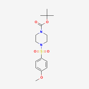 tert-butyl 4-[(4-methoxyphenyl)sulfonyl]-1-piperazinecarboxylate