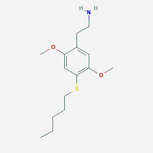 molecular formula C15H25NO2S B374899 2-[2,5-Dimethoxy-4-(pentylsulfanyl)phenyl]ethanamine 