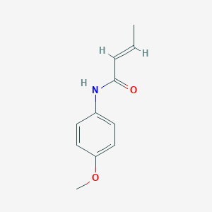 molecular formula C11H13NO2 B374900 N-(4-methoxyphenyl)-2-butenamide 